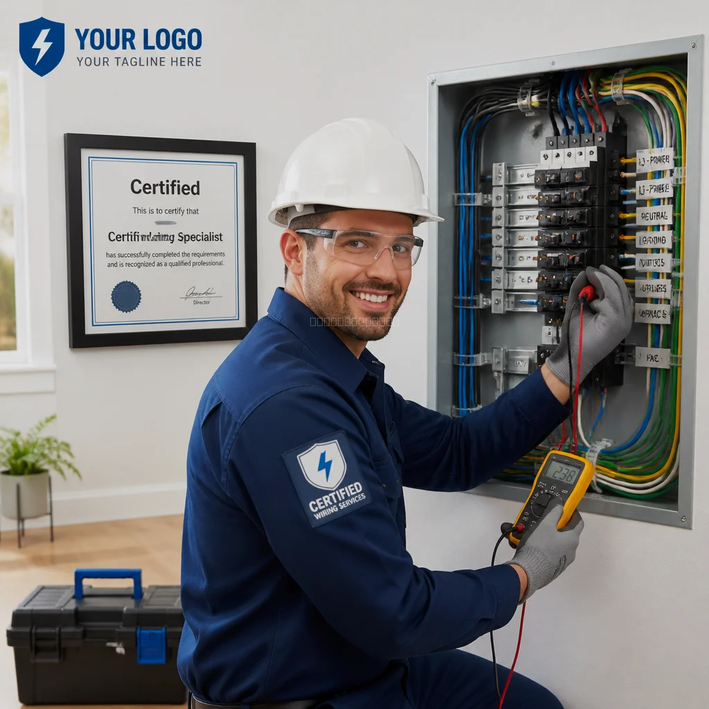 Técnico WireCert documentando pruebas de cableado